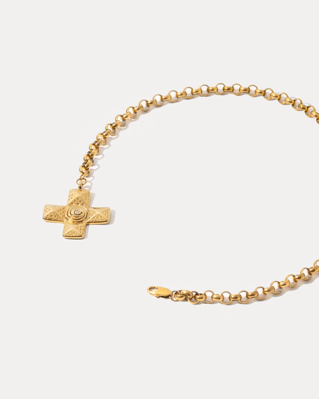 Kota Chunky Cross Necklace