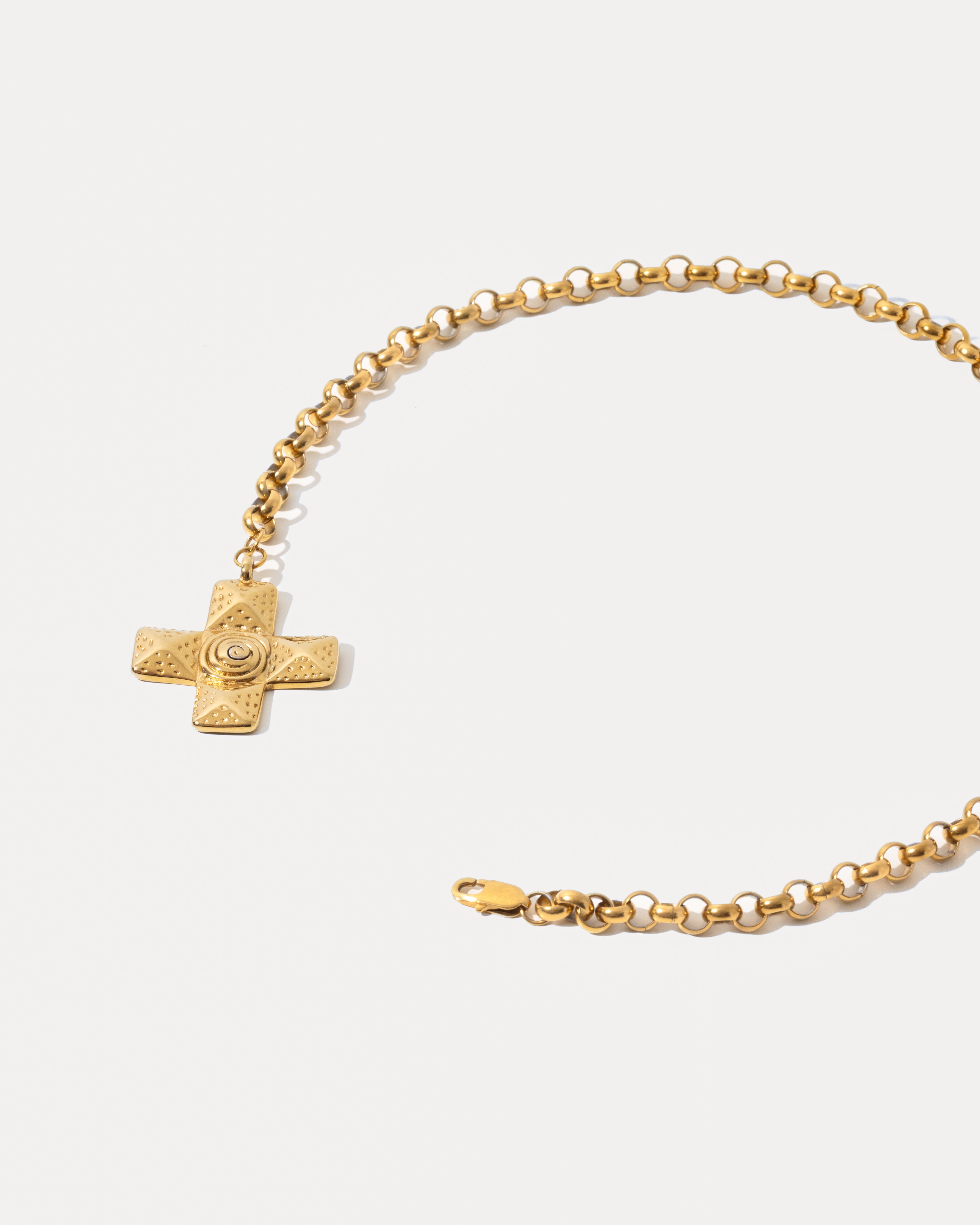 Kota Chunky Cross Necklace