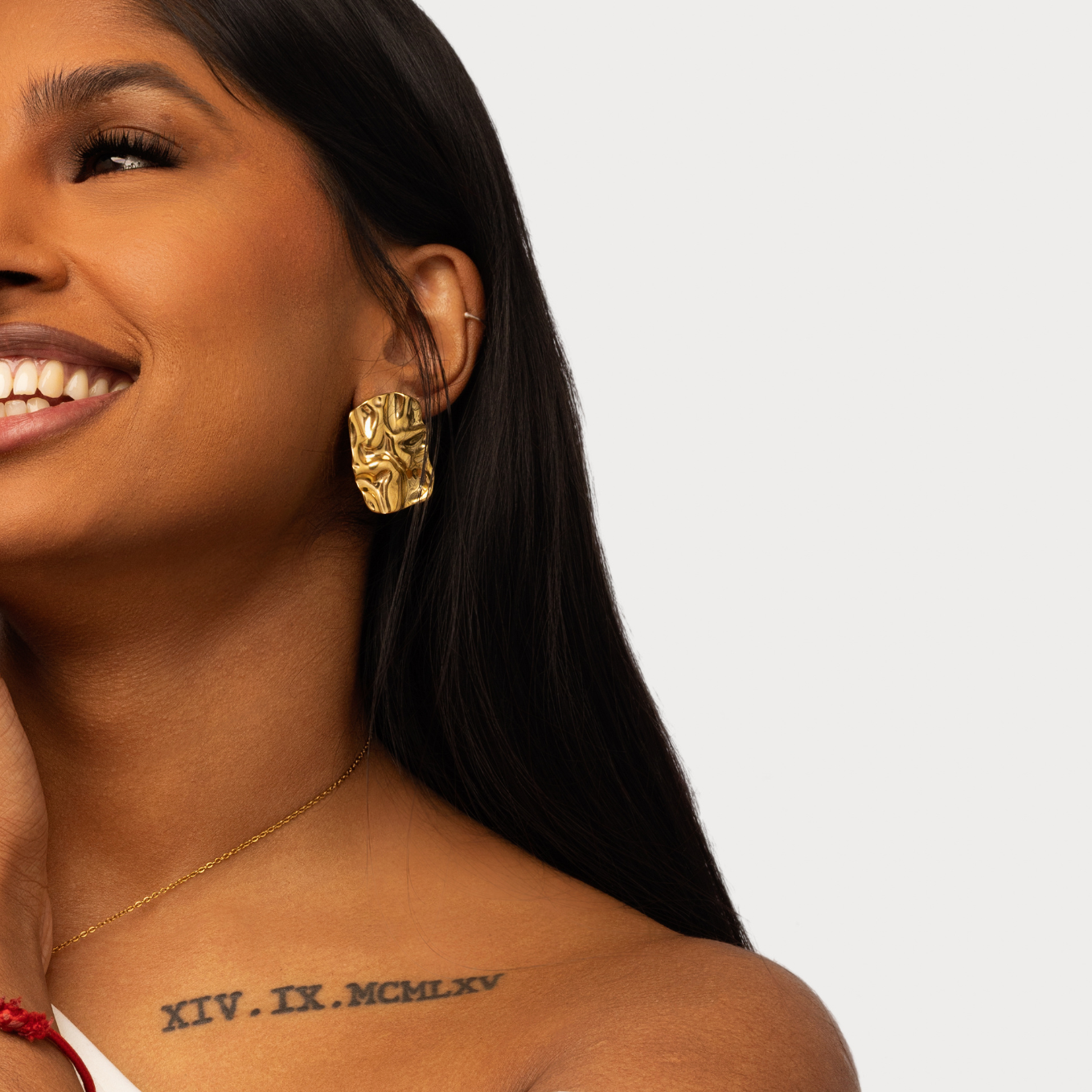 Roman 18K Gold Abstract Earrings