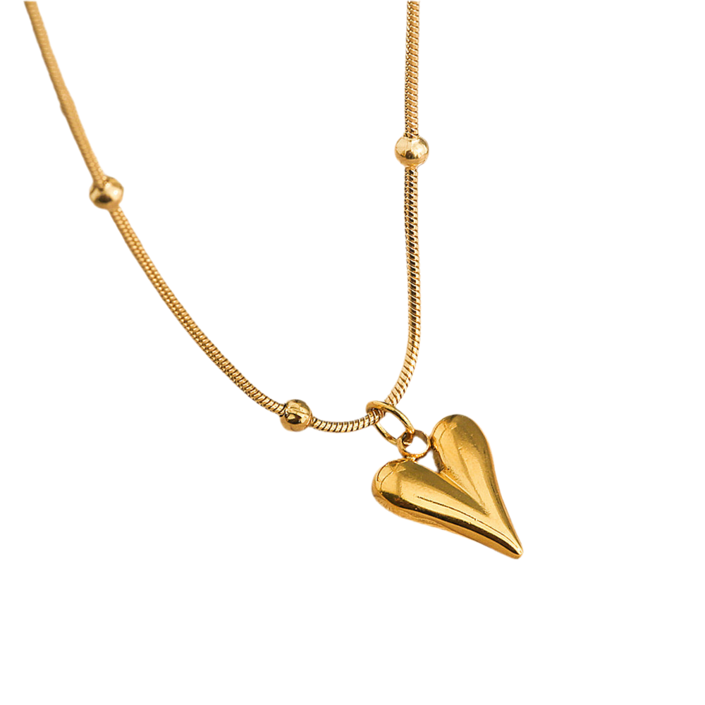 Heart 18K Gold Necklace