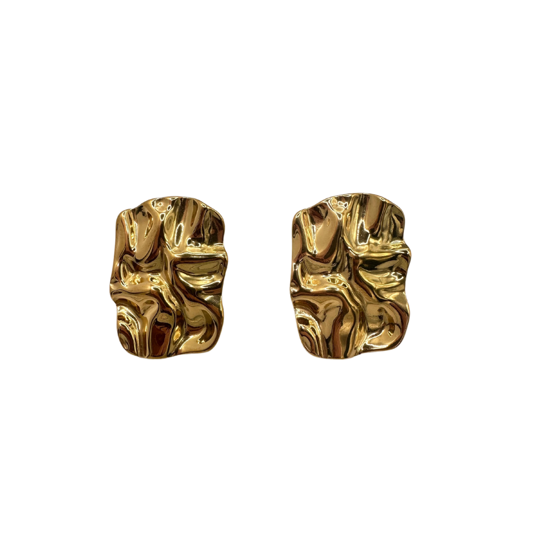 Roman 18K Gold Abstract Earrings
