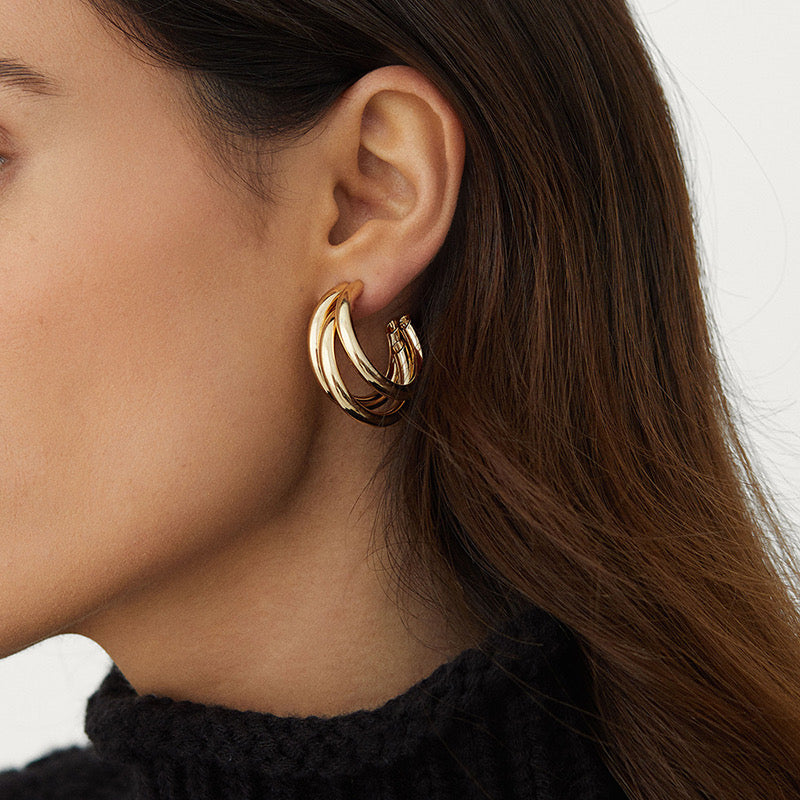Rita Triple Hoops