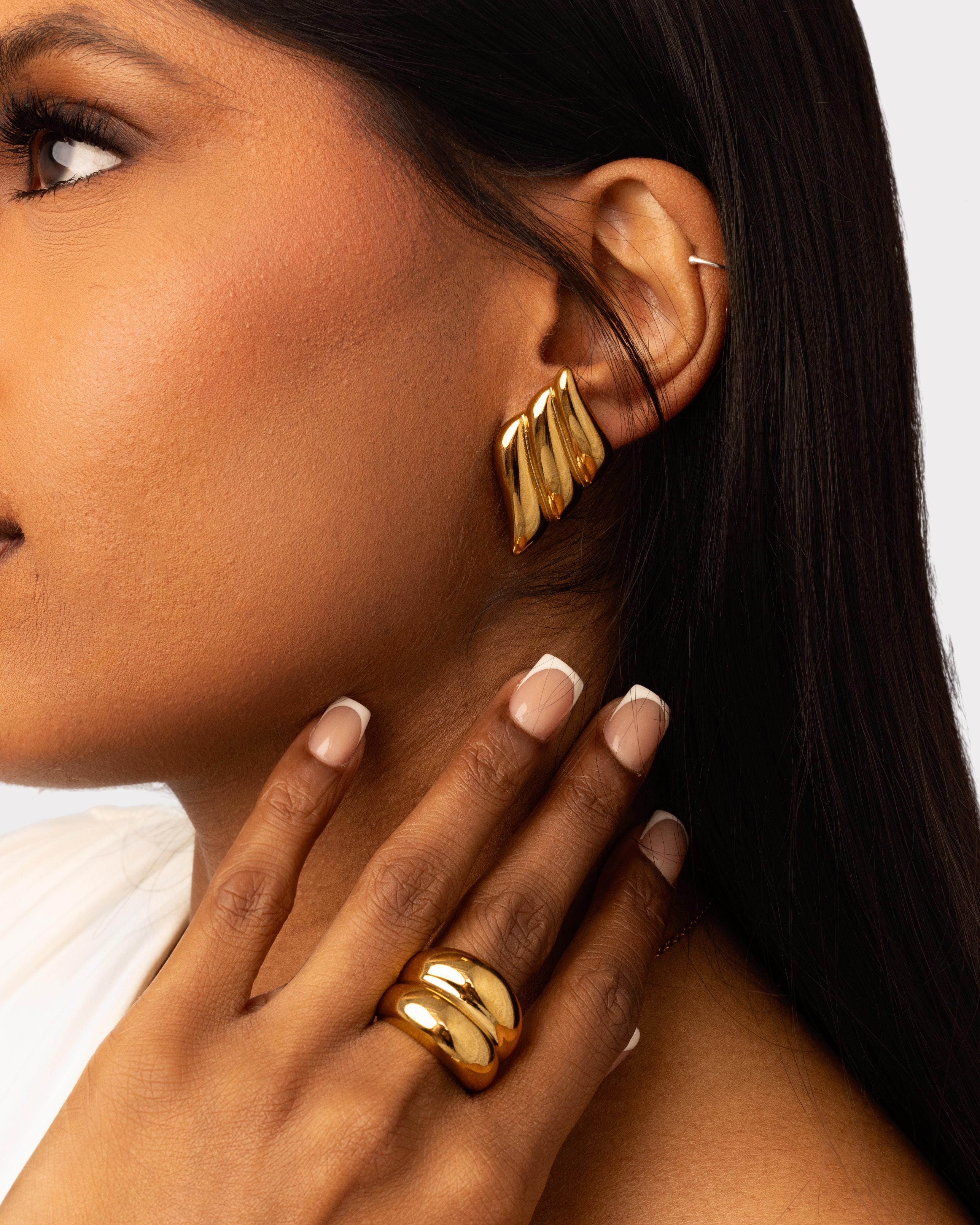 Wing Shaped  Earrings