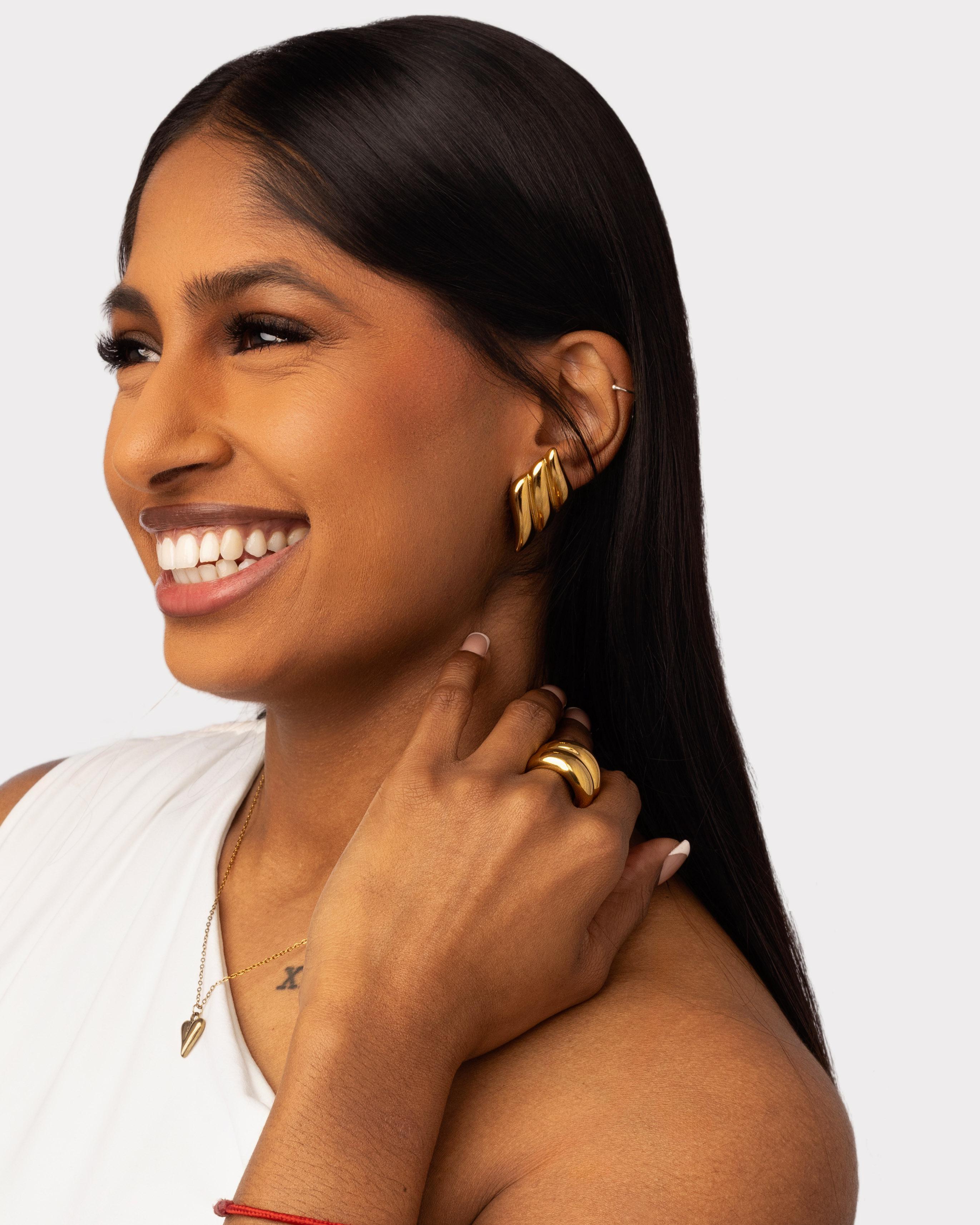 Wing Shaped  Earrings