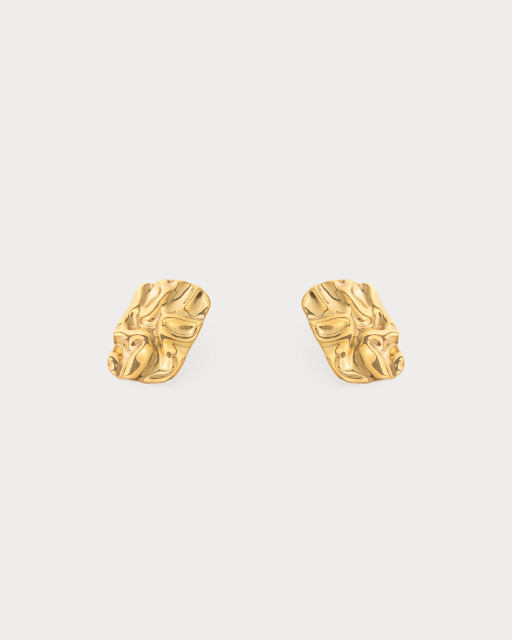 Roman 18K Gold Abstract Earrings